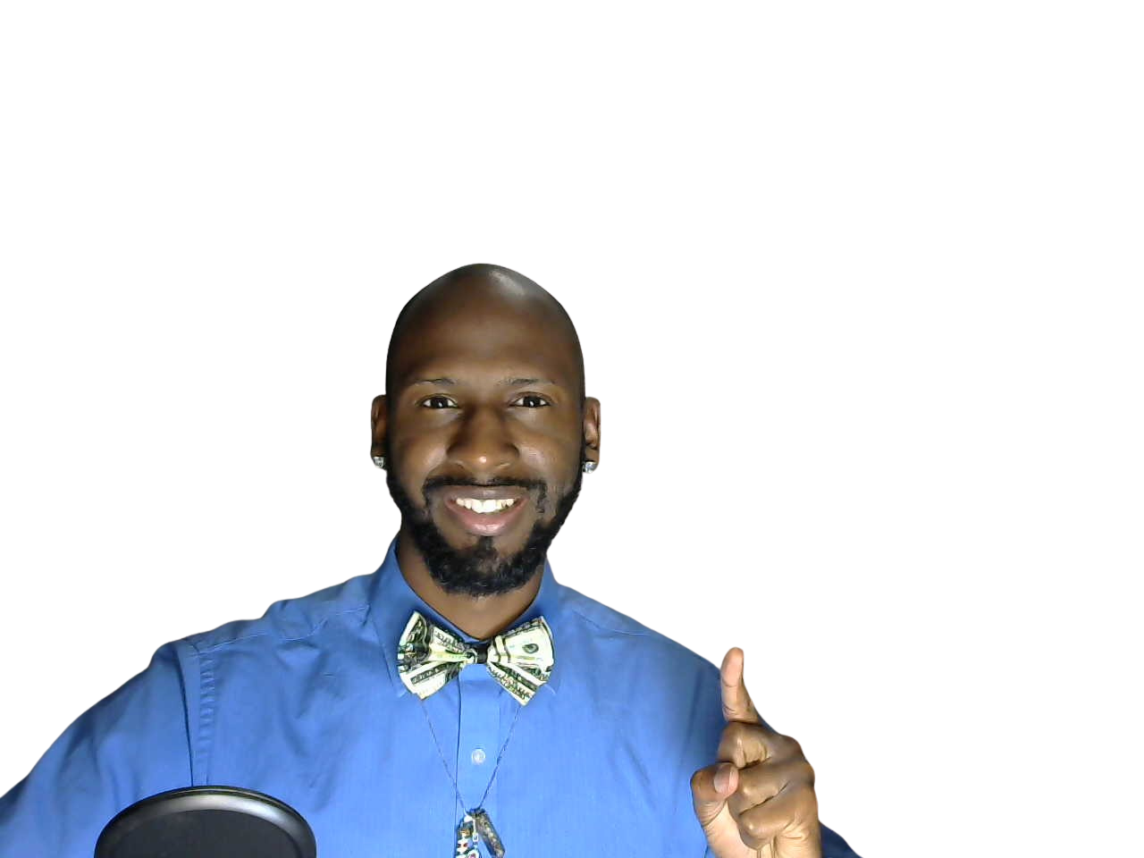 pointing no bg 2 Michael De La Cruz